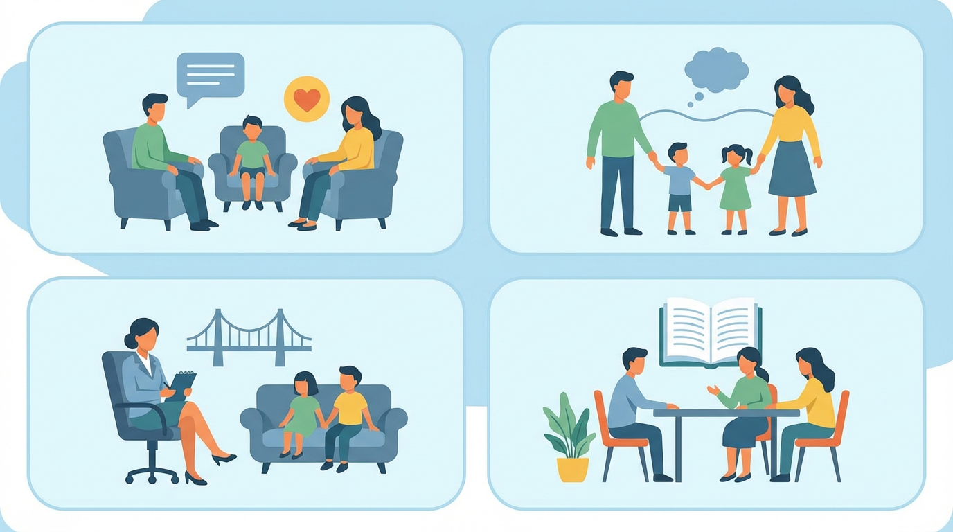 Family therapy session